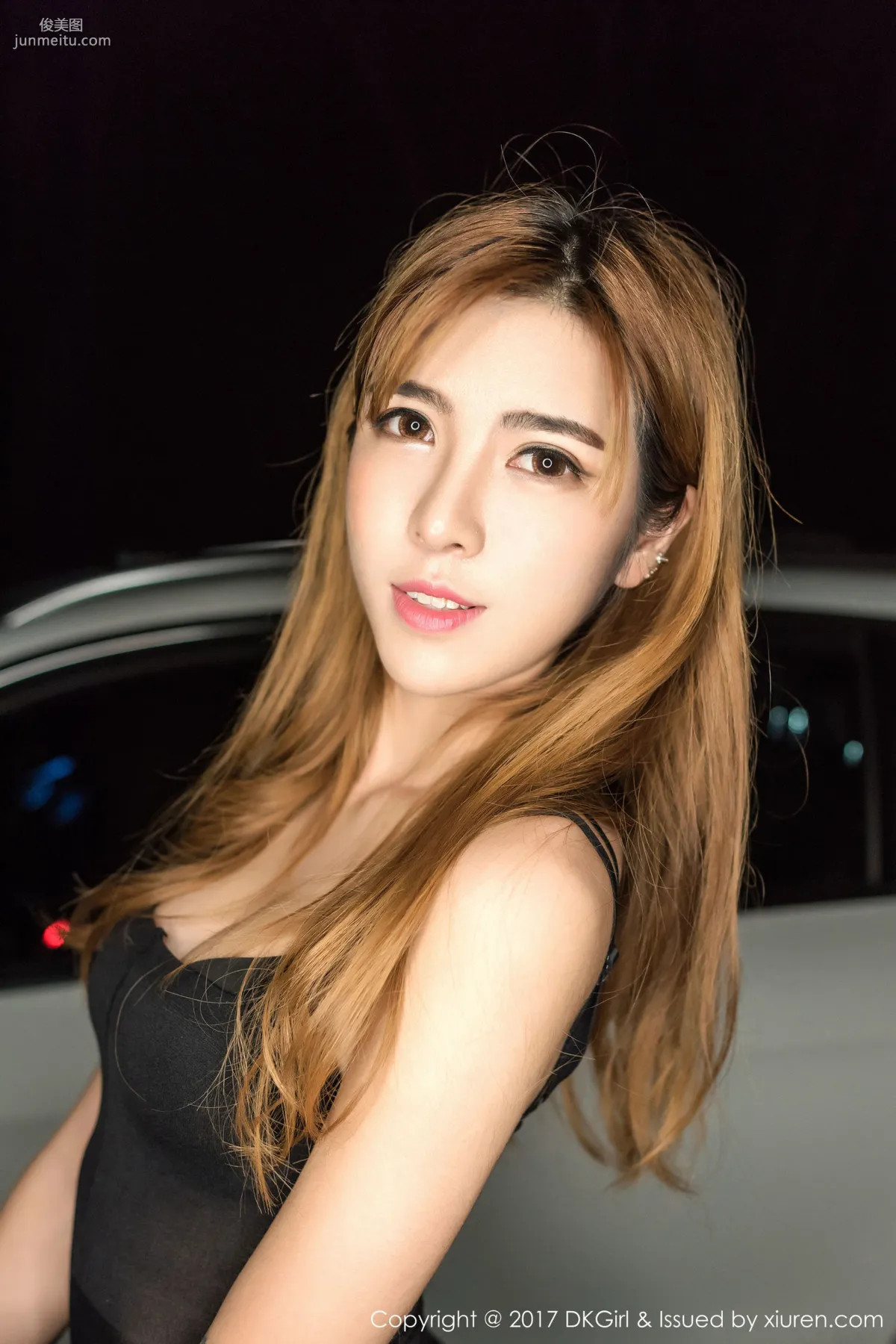 Cai Leer, Beautiful Bust and Legs, Slender Silk Feet [DKGirl] VOL.018 Photo Set photo 55