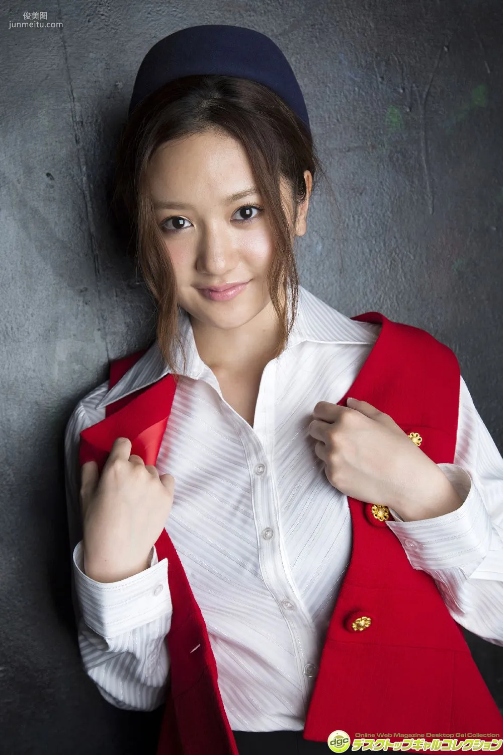 Yume Hazuki, White and Transparent Beautiful Skin and Marshmallow G-Cup! Photo Set [DGC] NO.1198 photo 55