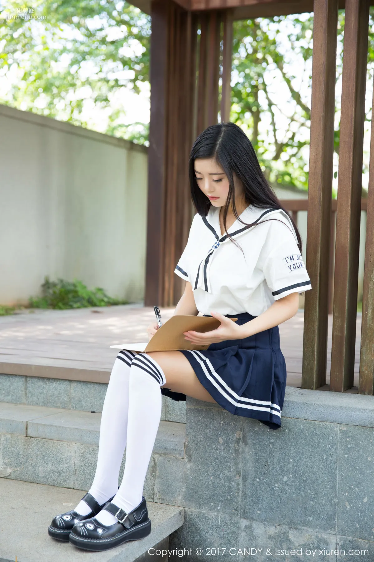 Linmei Huizi Mieko《School Uniform Theme》 [Candy] VOL.027 Photo Set photo 34
