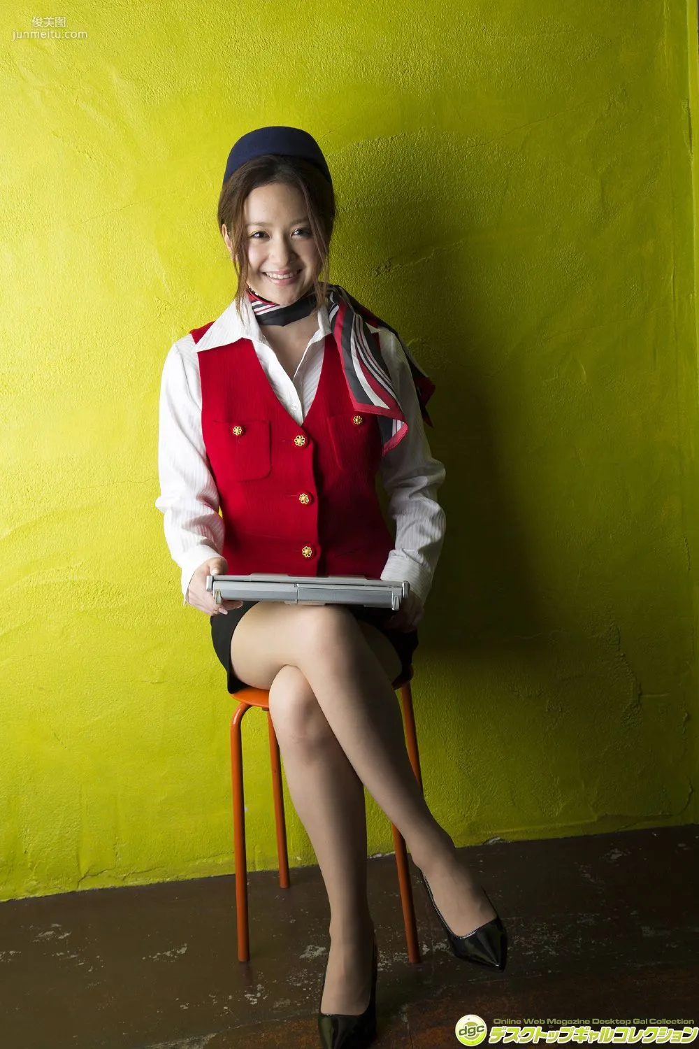 Yume Hazuki, White and Transparent Beautiful Skin and Marshmallow G-Cup! Photo Set [DGC] NO.1198 photo 46