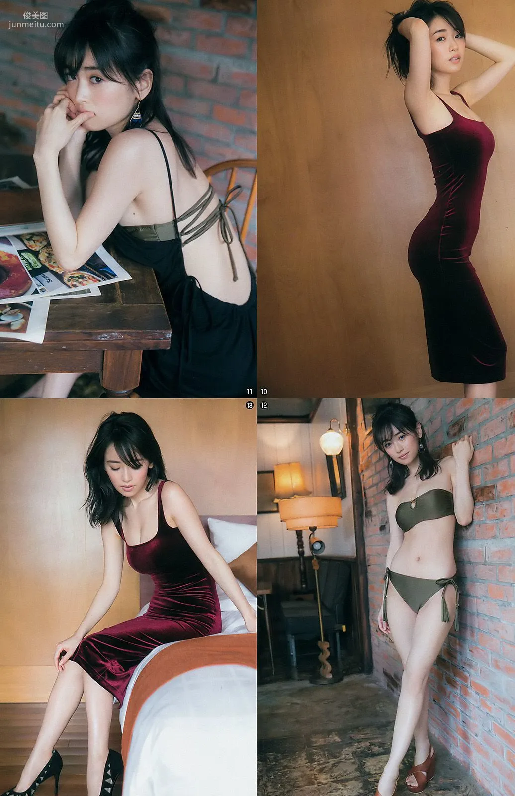 泉裡香 馬場ふみか 南りほ [Weekly Young Jump] 2016年No.52 寫真雜志 10