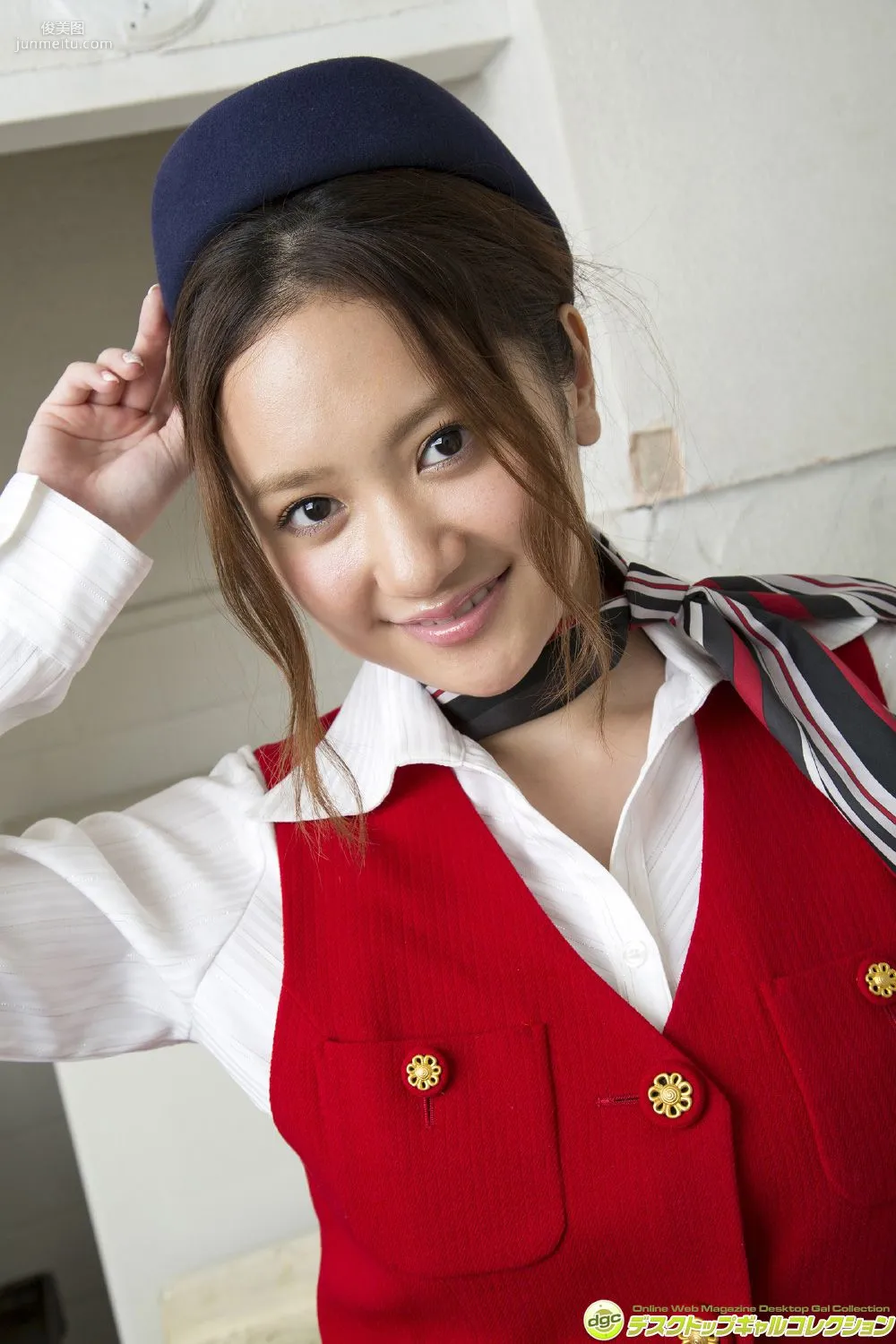 Yume Hazuki, White and Transparent Beautiful Skin and Marshmallow G-Cup! Photo Set [DGC] NO.1198 photo 43