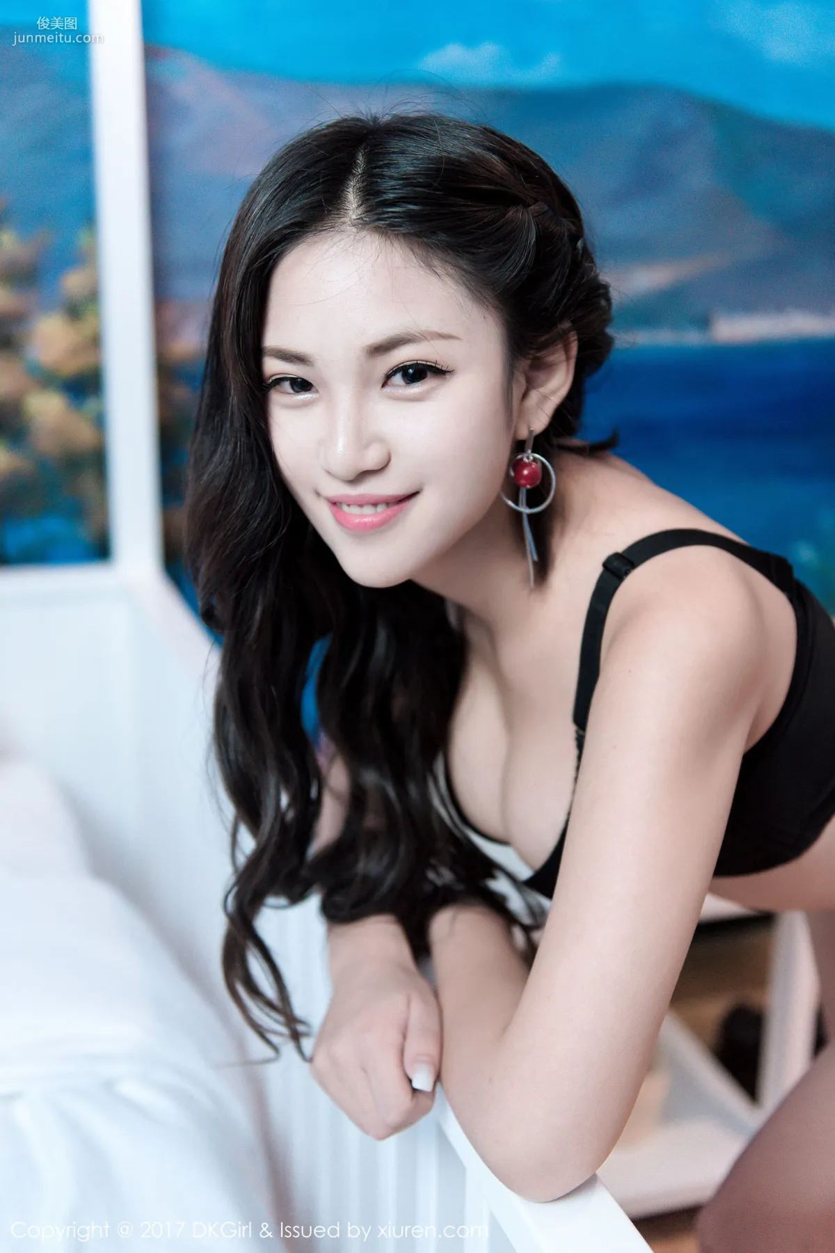Meng Baoer BoA, Bathroom Black Stockings Wet Body [DKGirl] VOL.013 Photo Set photo 10