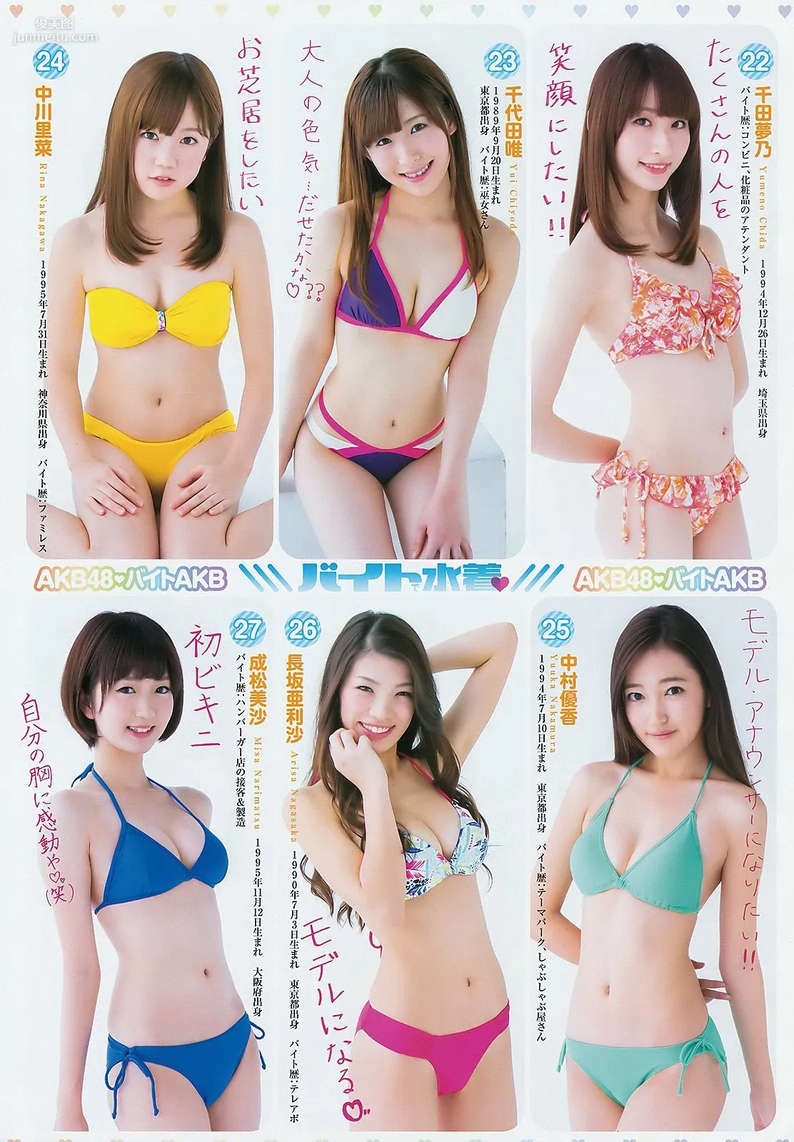 小瀨田麻由 飯豊まりえ バイトAKB [Weekly Young Jump] 2015年No.03 寫真雜志 6