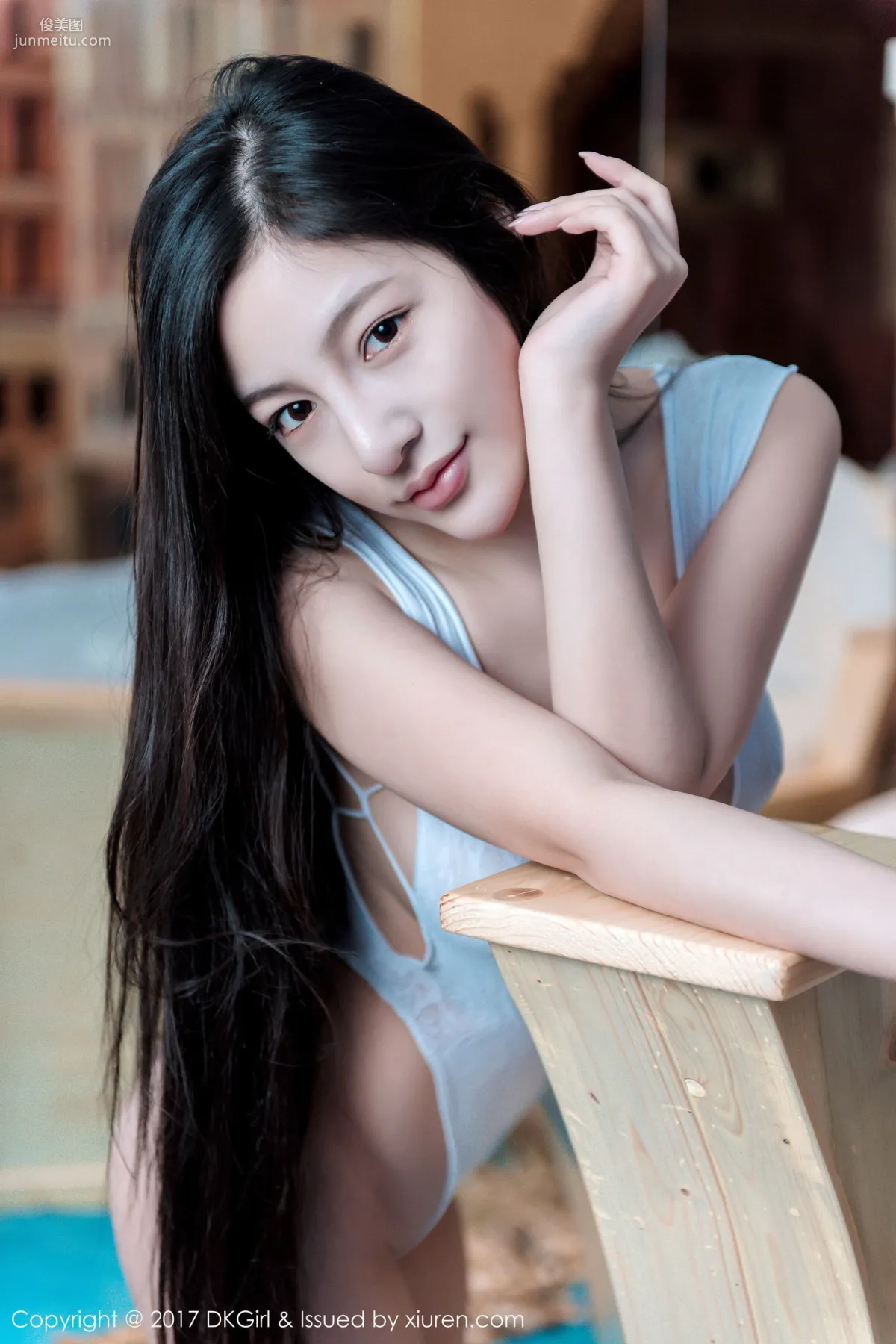 UU Awen《Bulging, Wet and Wonderfully Seductive》 [DKGirl] VOL.009 Photo Set photo 28