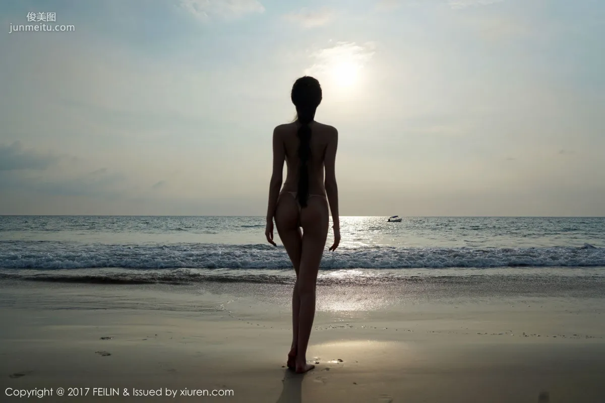 Meng Qiqi Irene Sexy Beach Angel [FeiLin] VOL.082 Photo Set photo 8