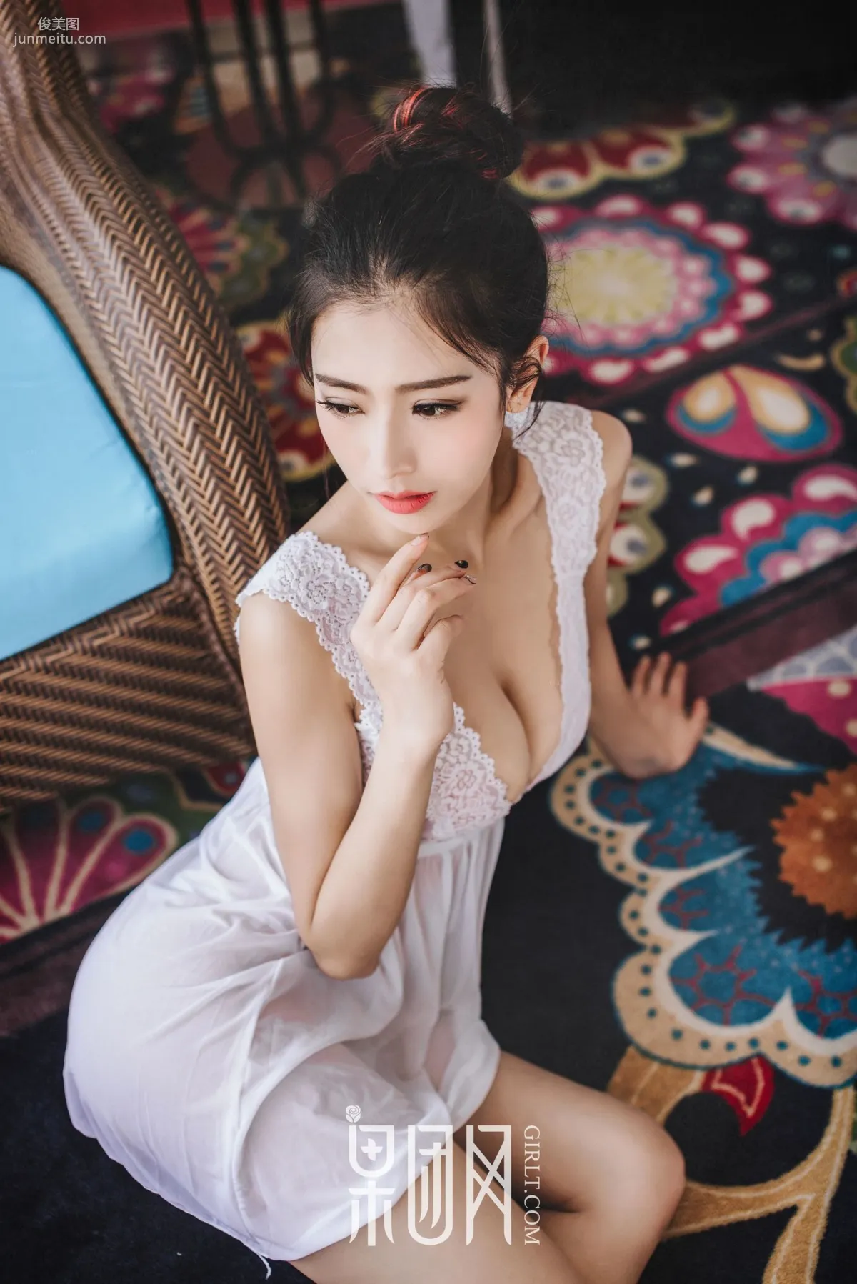 Tong Linger, Long-Legged Young Model with 34D Breasts [Girlt] No.040 Photo Set photo 17
