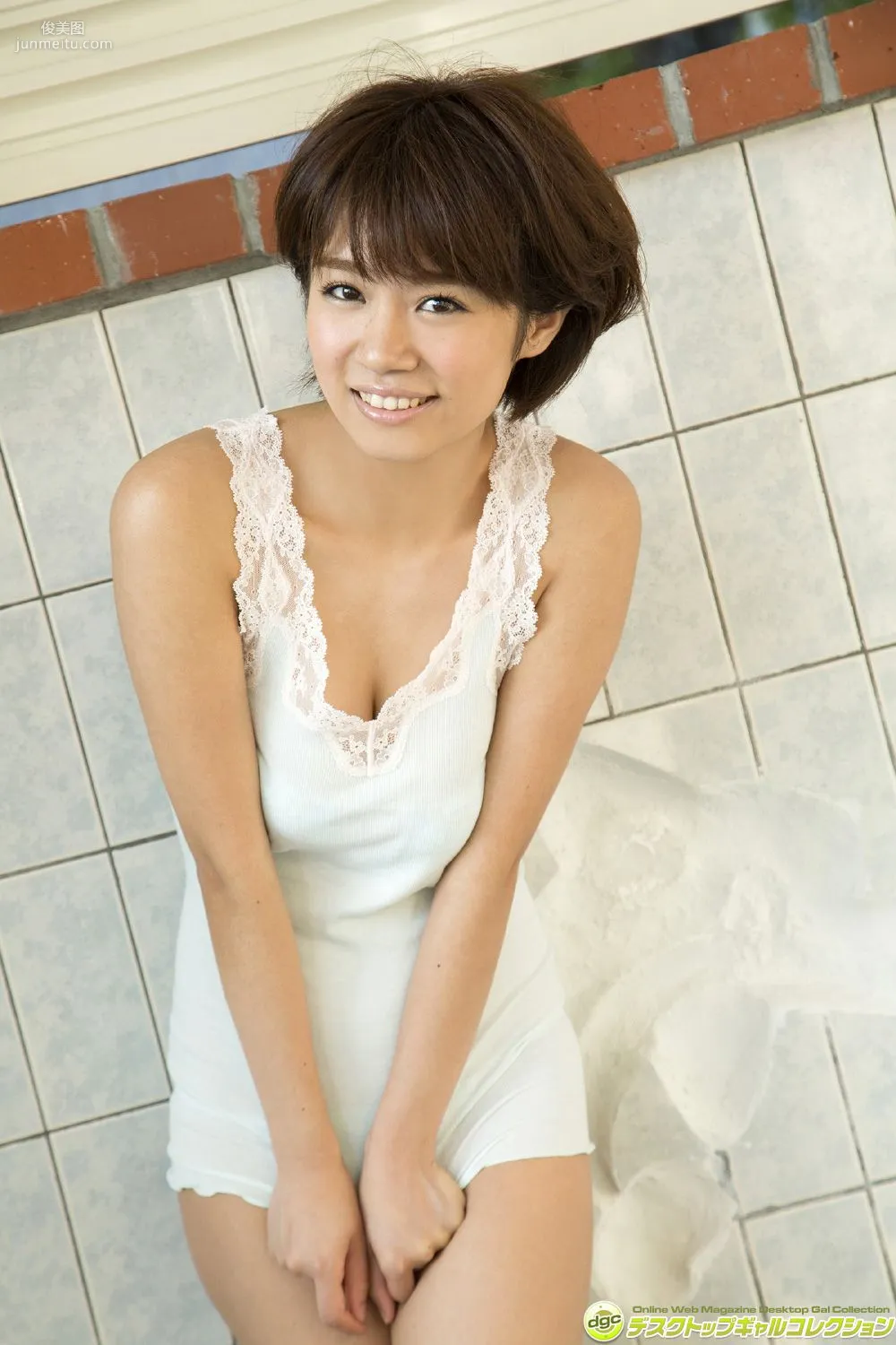 Nanoka Healing Type, Baby Face Gravure Idol with Fluffy I-Cup! Photo Set [DGC] NO.1222 photo 61