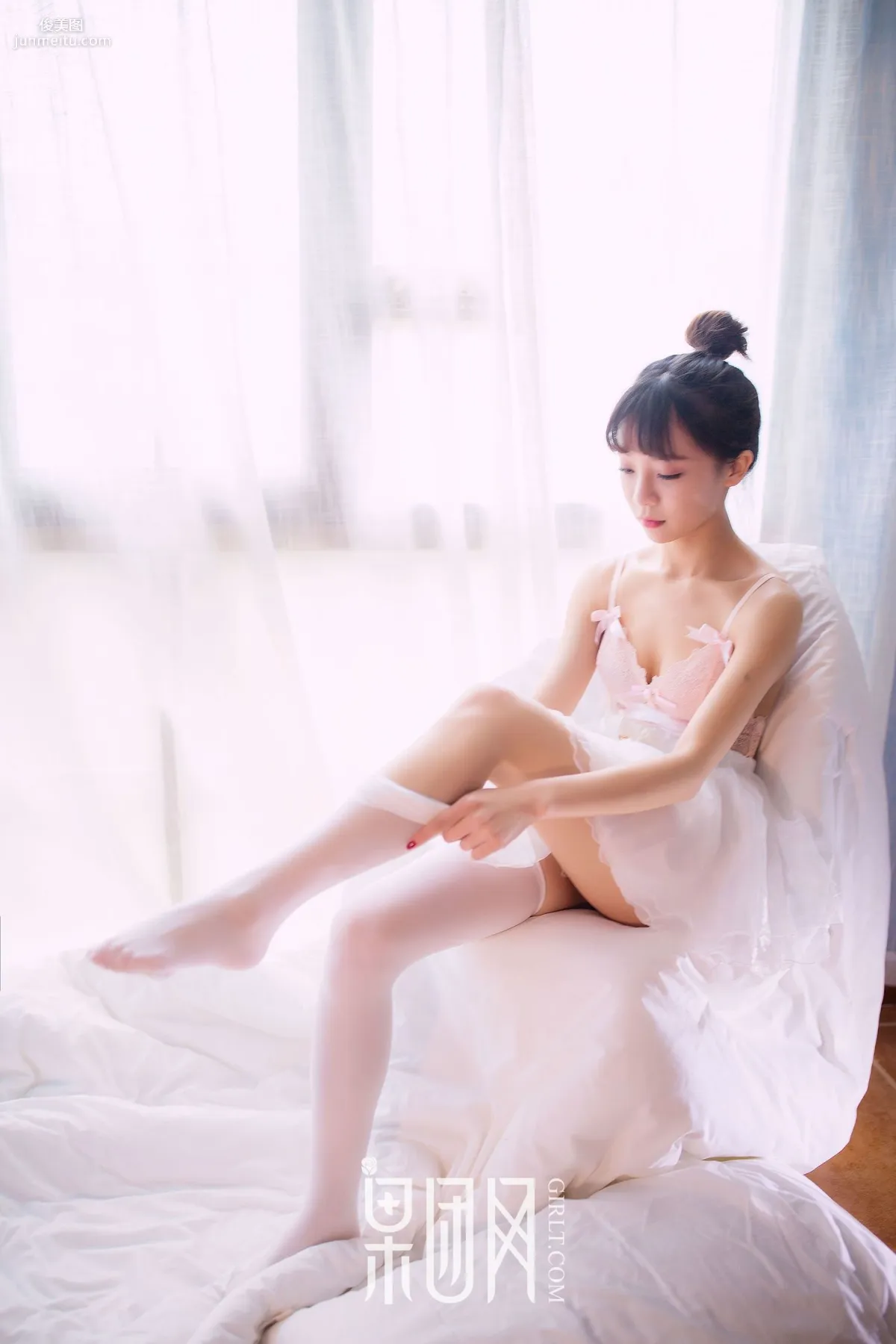 萌萌女《掌上芭蕾粉色糖果》 [果團網Girlt] No.044 寫真集 6