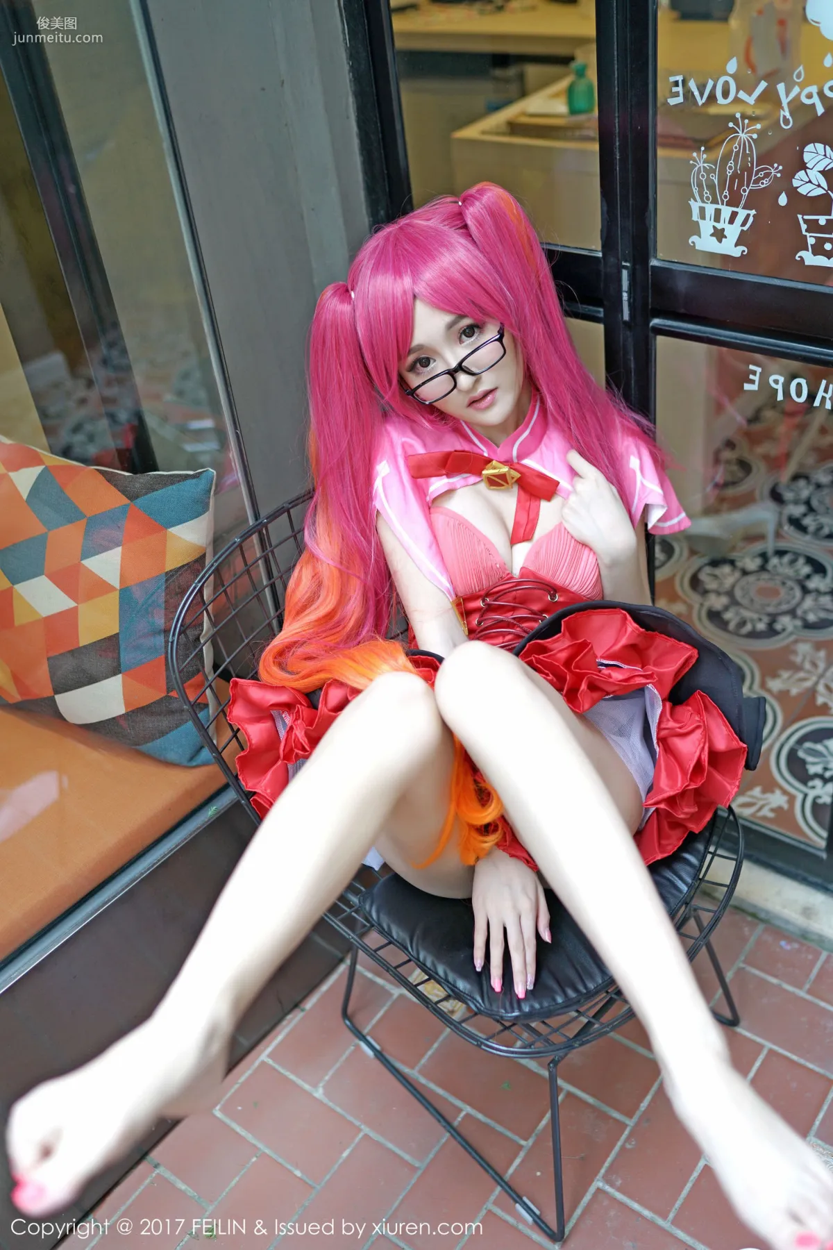 Shen Mengyao Mai Shiranui and Cat Ear Girl COS [FeiLin] VOL.094 Photo Set photo 24