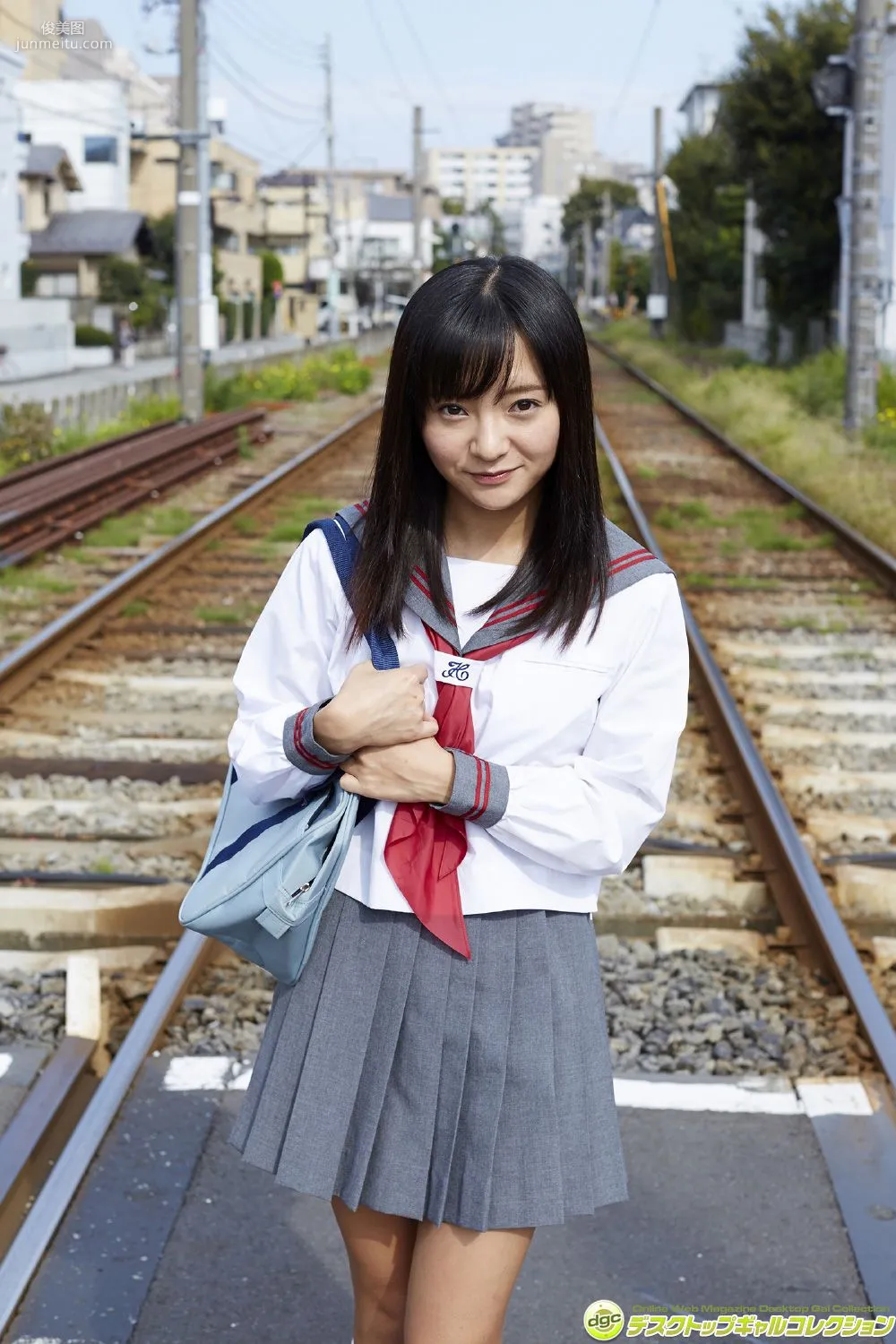 Ayana Nishinaga, Popular Loli Beautiful Girl Returns in School Uniform Project! Photo Set [DGC] NO.1232 photo 1