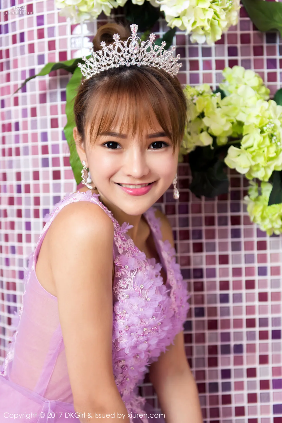 Cen Yuqiao, Mixed-Race Beauty, Baby Face and Big Bust [DKGirl] VOL.031 Photo Set photo 20