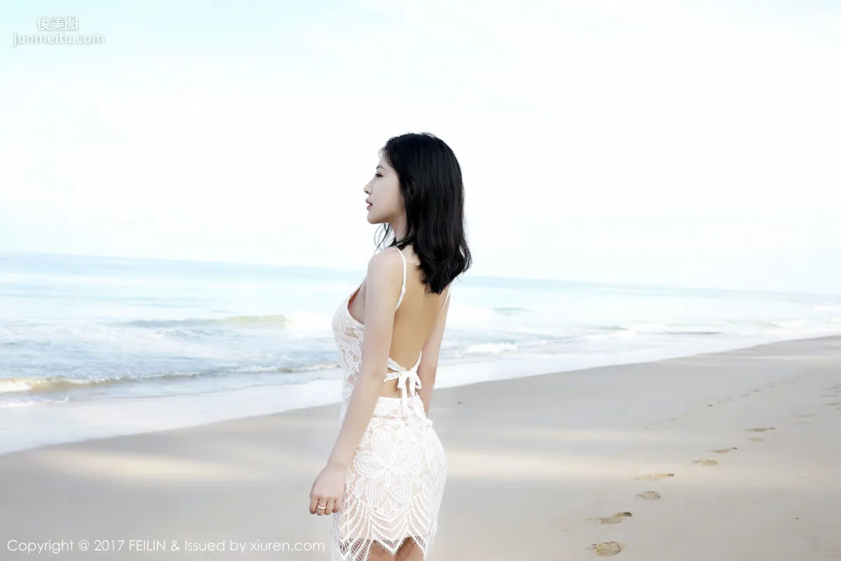 Shi Yijia KITTY 'Sleeping Beauty and the Seaside Beautiful Fairy' [FeiLin] VOL.084 Photo Set photo 27