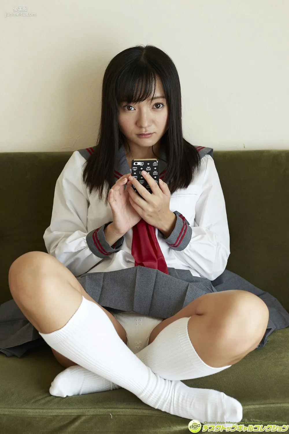 Ayana Nishinaga, Popular Loli Beautiful Girl Returns in School Uniform Project! Photo Set [DGC] NO.1232 photo 8