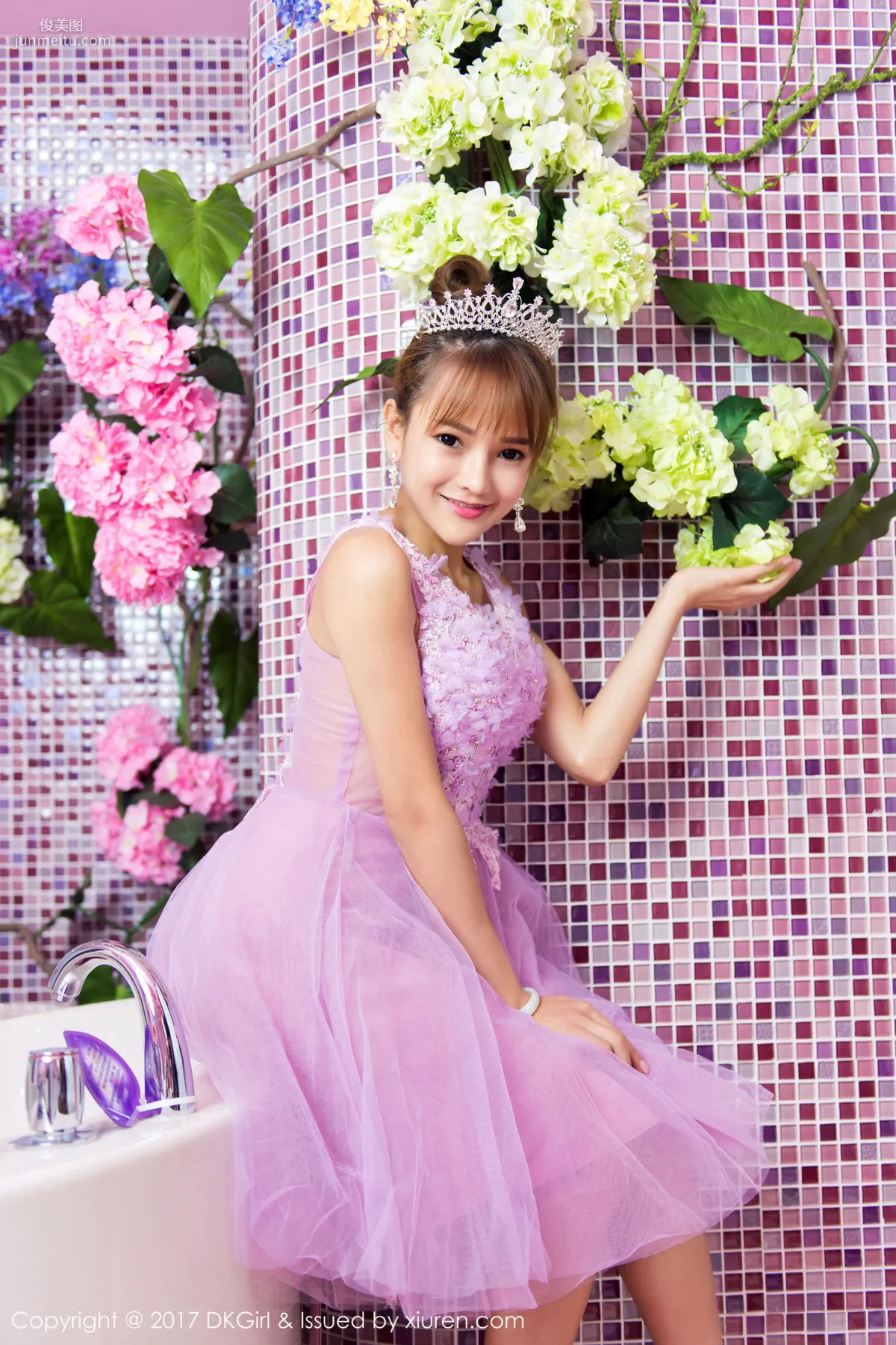 Cen Yuqiao, Mixed-Race Beauty, Baby Face and Big Bust [DKGirl] VOL.031 Photo Set photo 21