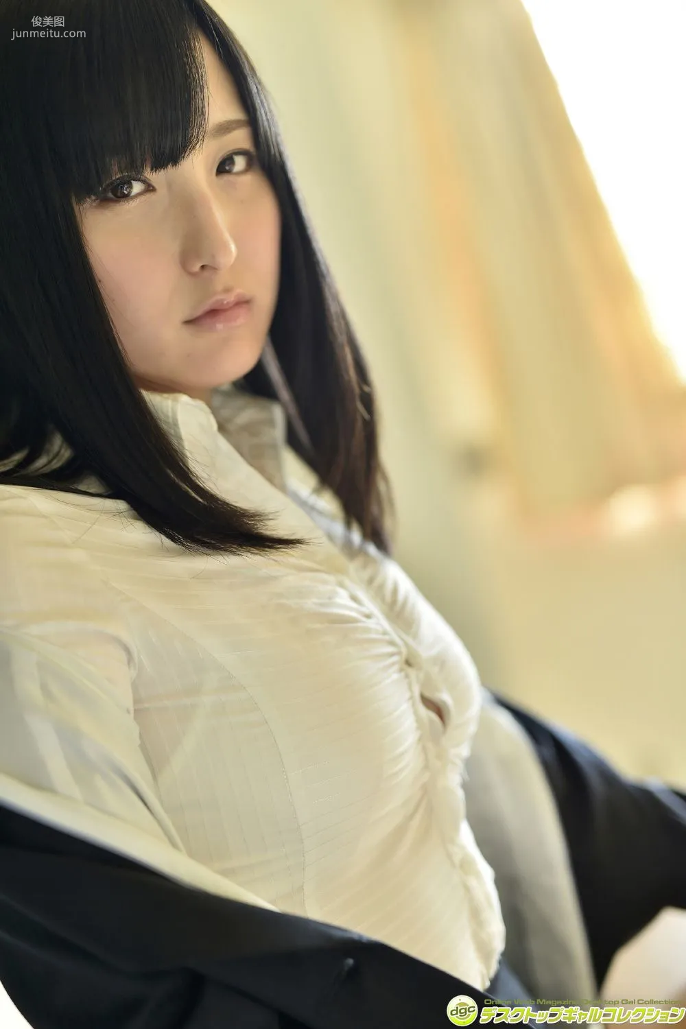 Satoko Hirano Long Black Hair and Translucent Beautiful Skin, an Orthodox Beautiful Girl! Photo Set [DGC] NO.1214 photo 77