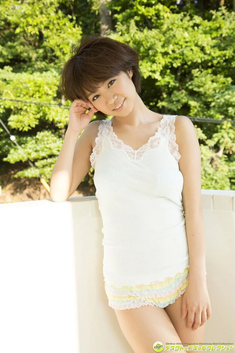 Nanoka Healing Type, Baby Face Gravure Idol with Fluffy I-Cup! Photo Set [DGC] NO.1222 photo 58