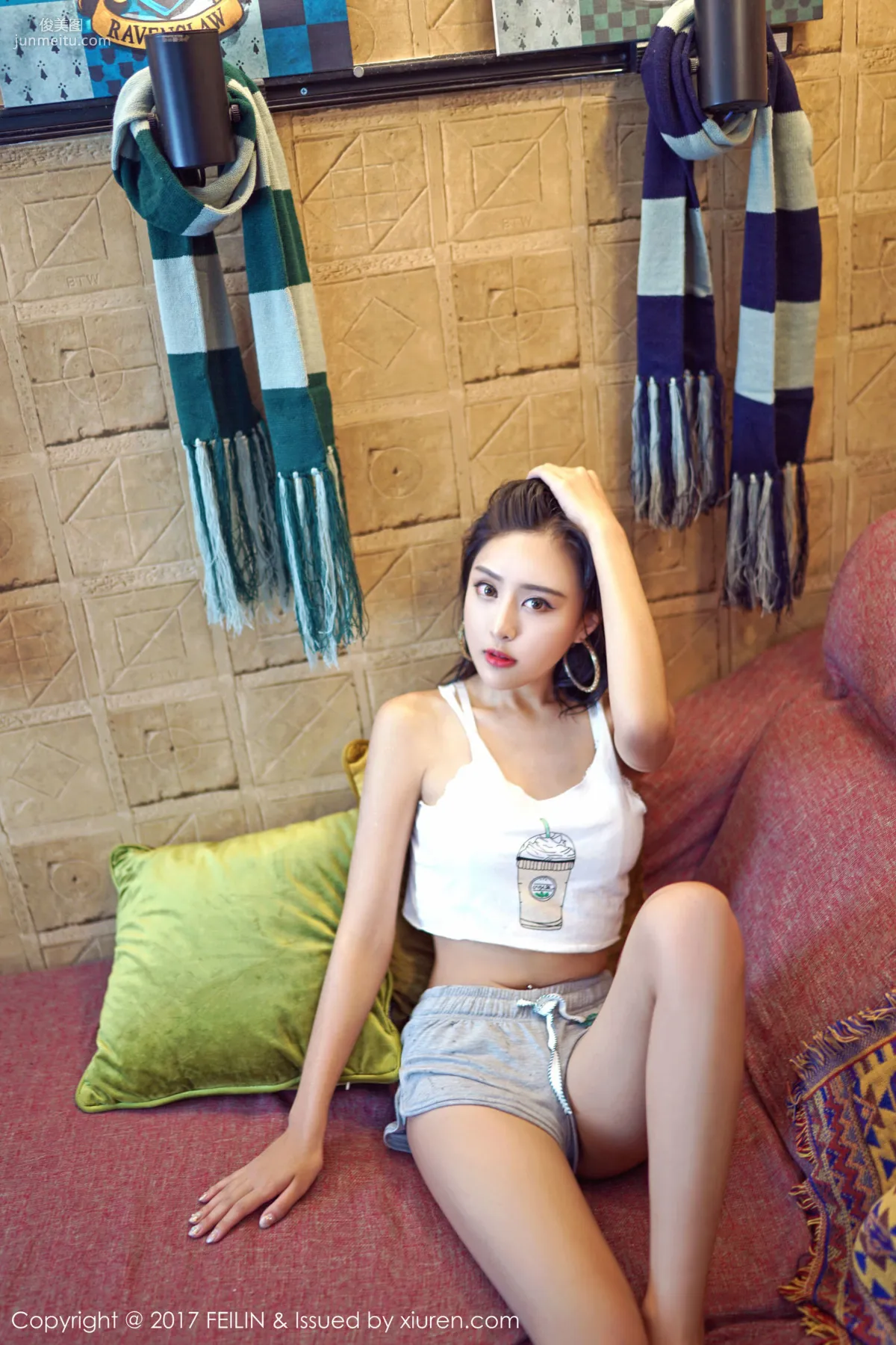 Zhao Yixuan Delicate Features + Outstanding Abs Line [FeiLin] VOL.087 Photo Set photo 18