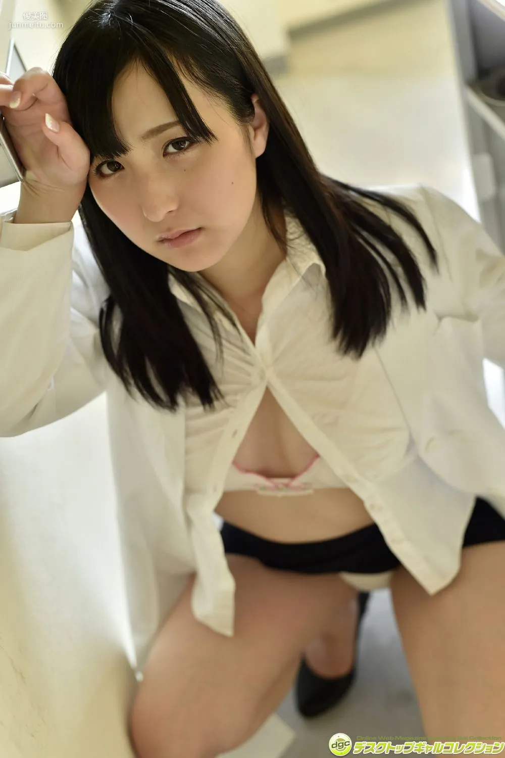 Satoko Hirano Long Black Hair and Translucent Beautiful Skin, an Orthodox Beautiful Girl! Photo Set [DGC] NO.1214 photo 86