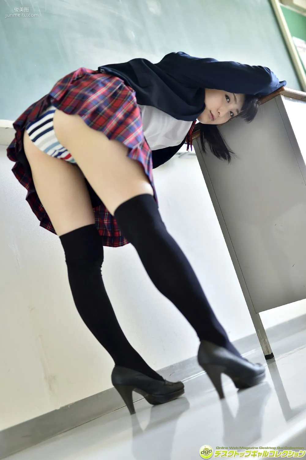Satoko Hirano Long Black Hair and Translucent Beautiful Skin, an Orthodox Beautiful Girl! Photo Set [DGC] NO.1214 photo 13