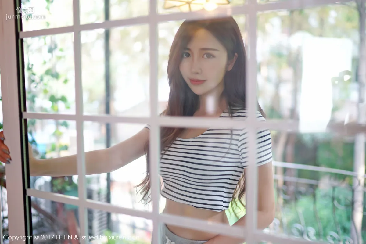 Fang Qiyan Ayaka《Pure as Ice and Jade, Fresh and Beautiful》 [FeiLin] VOL.074 Photo Set photo 35