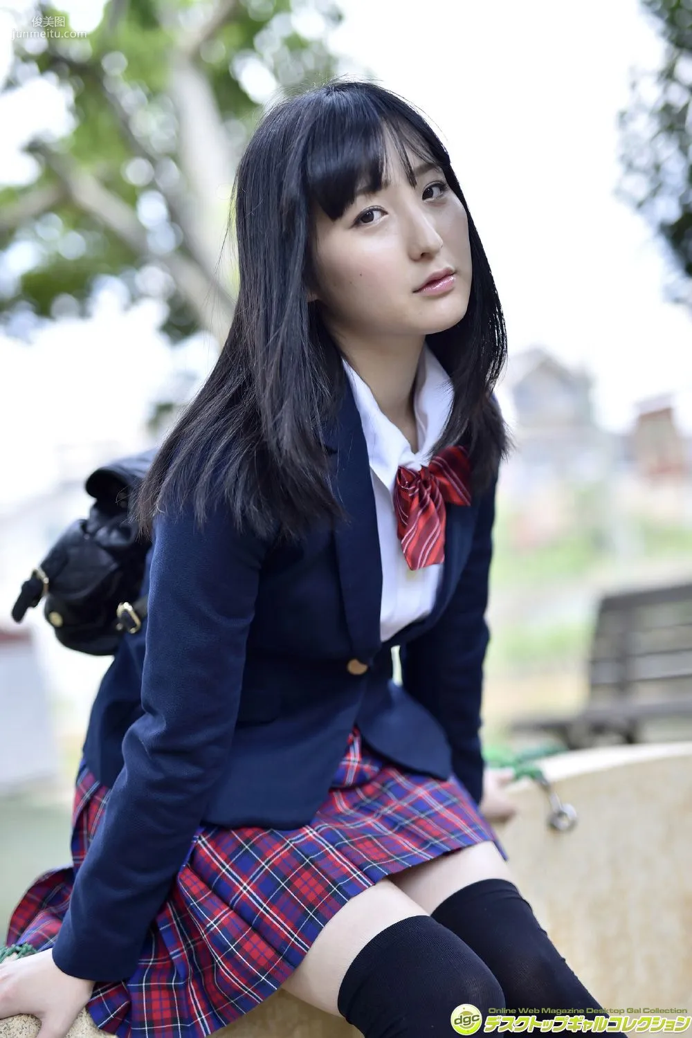 Satoko Hirano Long Black Hair and Translucent Beautiful Skin, an Orthodox Beautiful Girl! Photo Set [DGC] NO.1214 photo 1