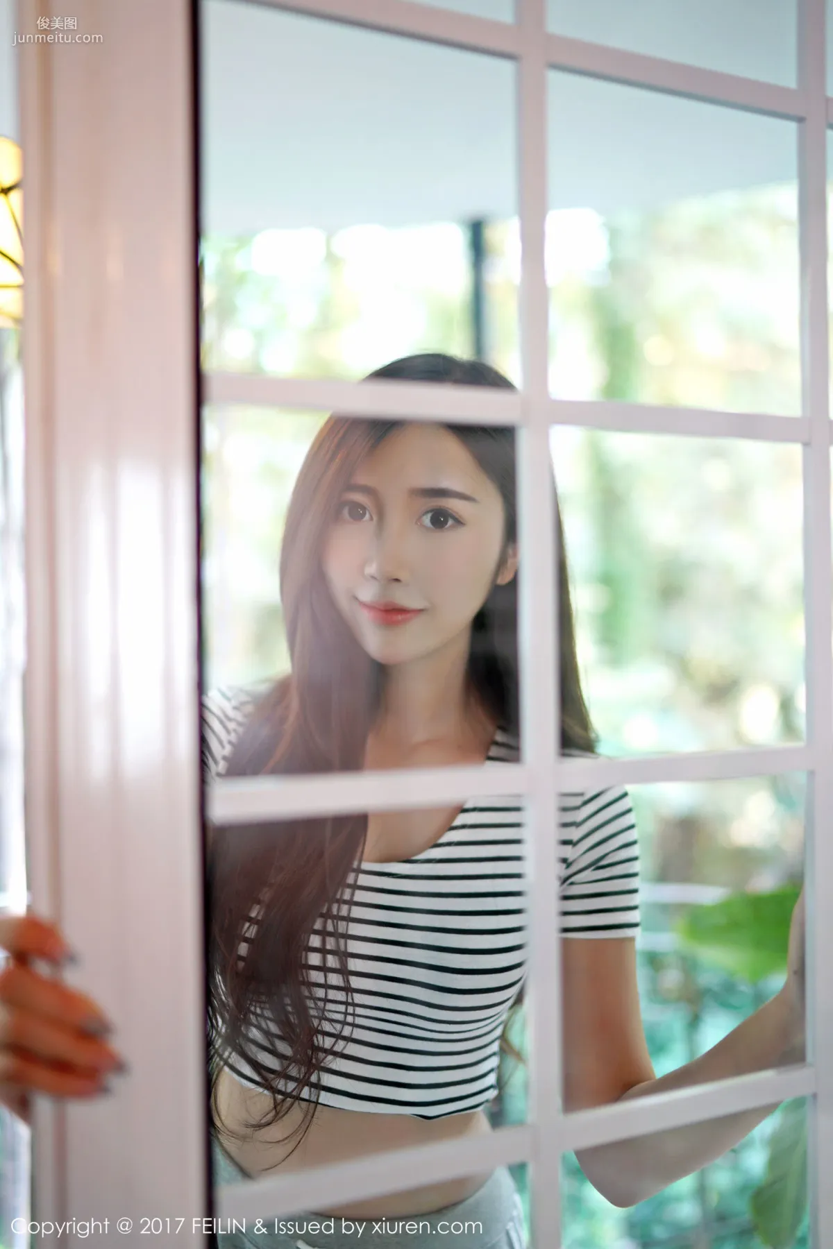 Fang Qiyan Ayaka《Pure as Ice and Jade, Fresh and Beautiful》 [FeiLin] VOL.074 Photo Set photo 36
