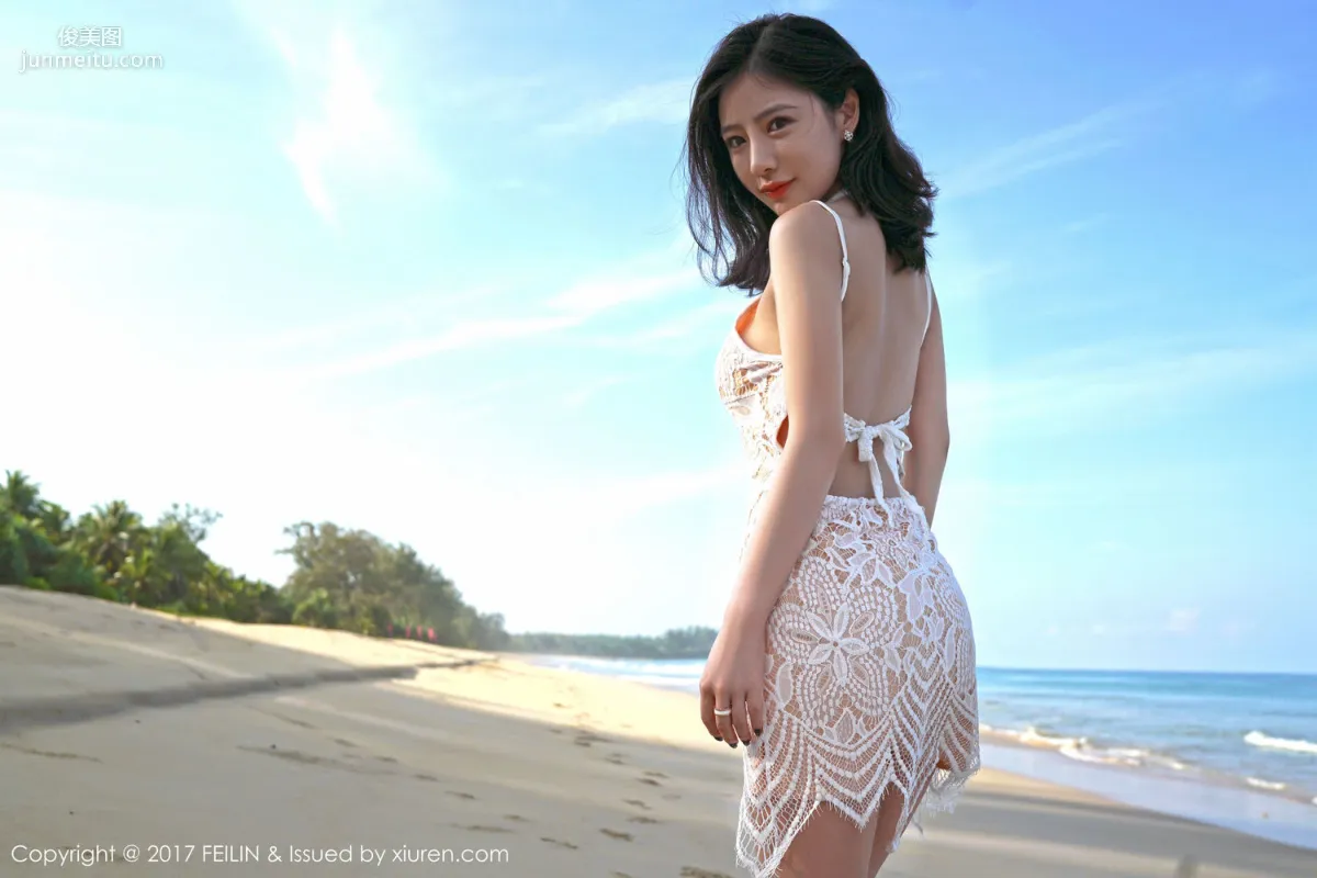 Shi Yijia KITTY 'Sleeping Beauty and the Seaside Beautiful Fairy' [FeiLin] VOL.084 Photo Set photo 36
