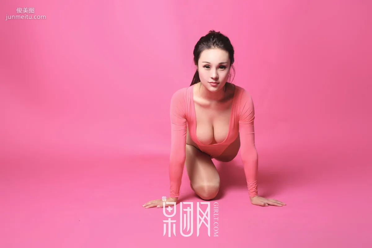 Lin Wanwan, Mature Woman, Small Gymnastics Suit Tightly Squeezing the Body [Girlt] No.008 Photo Set photo 28