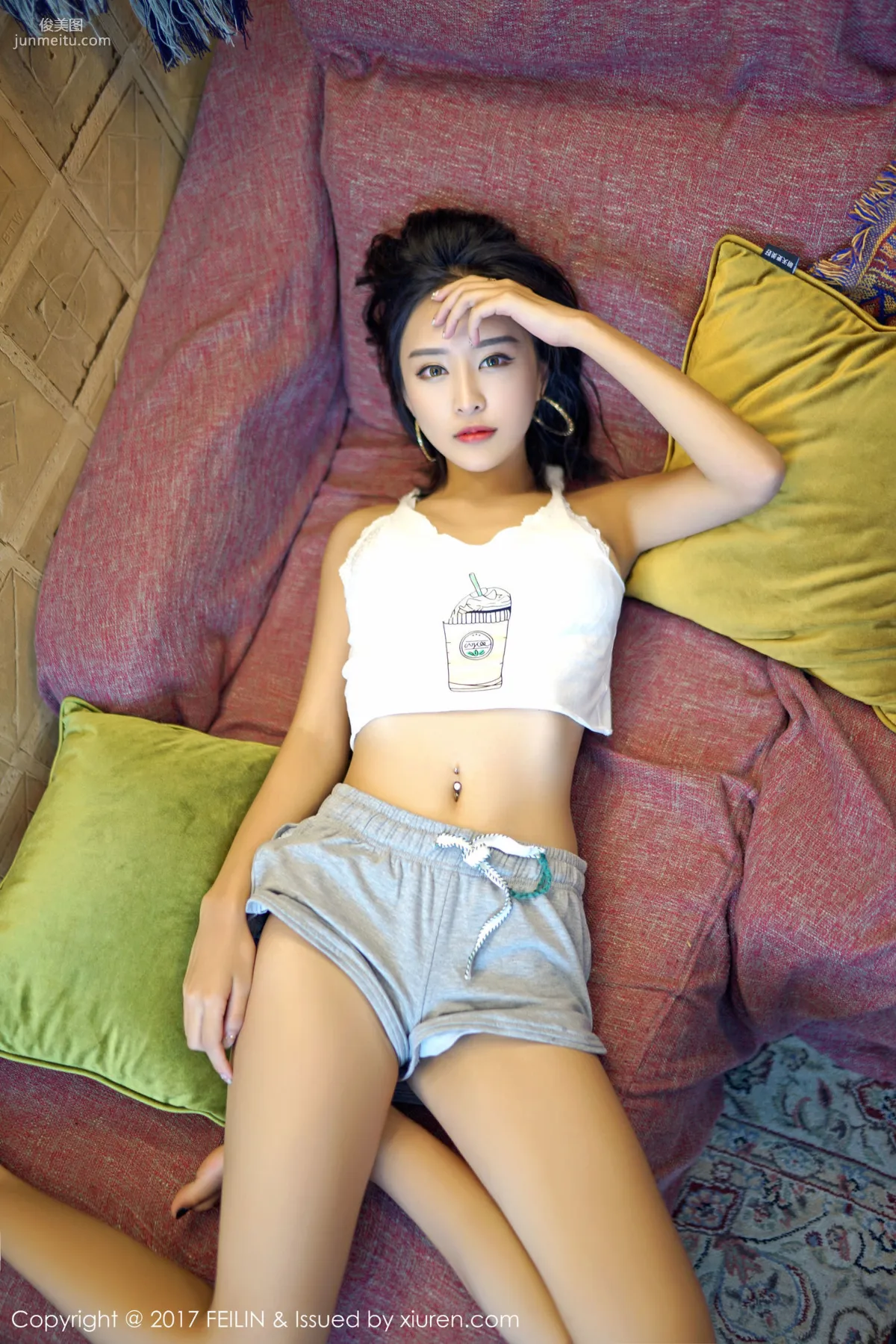 Zhao Yixuan Delicate Features + Outstanding Abs Line [FeiLin] VOL.087 Photo Set photo 24