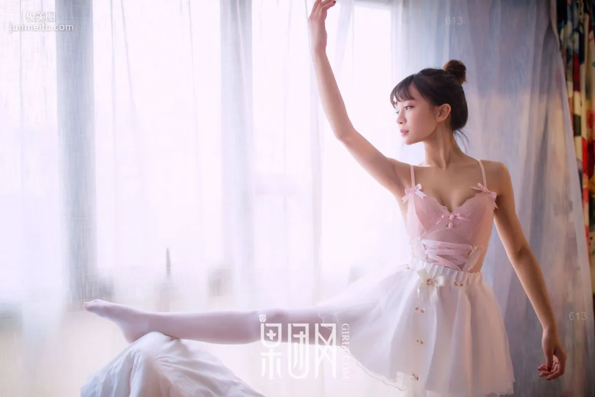 萌萌女《掌上芭蕾粉色糖果》 [果團網Girlt] No.044 寫真集 10