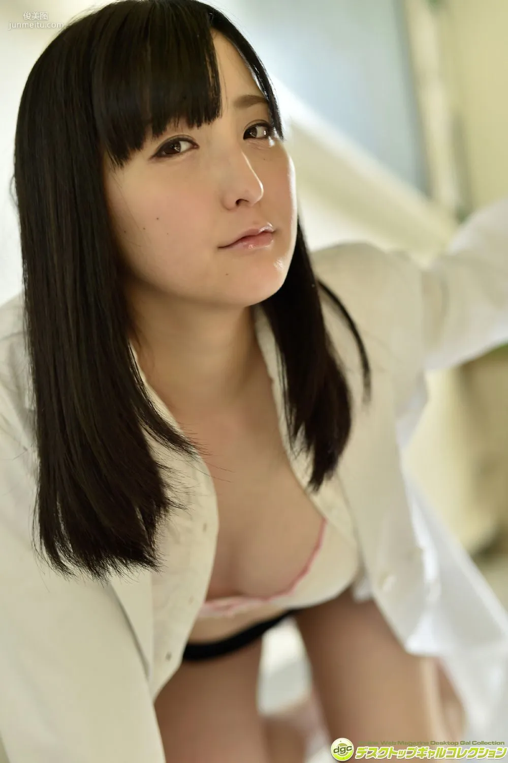 Satoko Hirano Long Black Hair and Translucent Beautiful Skin, an Orthodox Beautiful Girl! Photo Set [DGC] NO.1214 photo 88