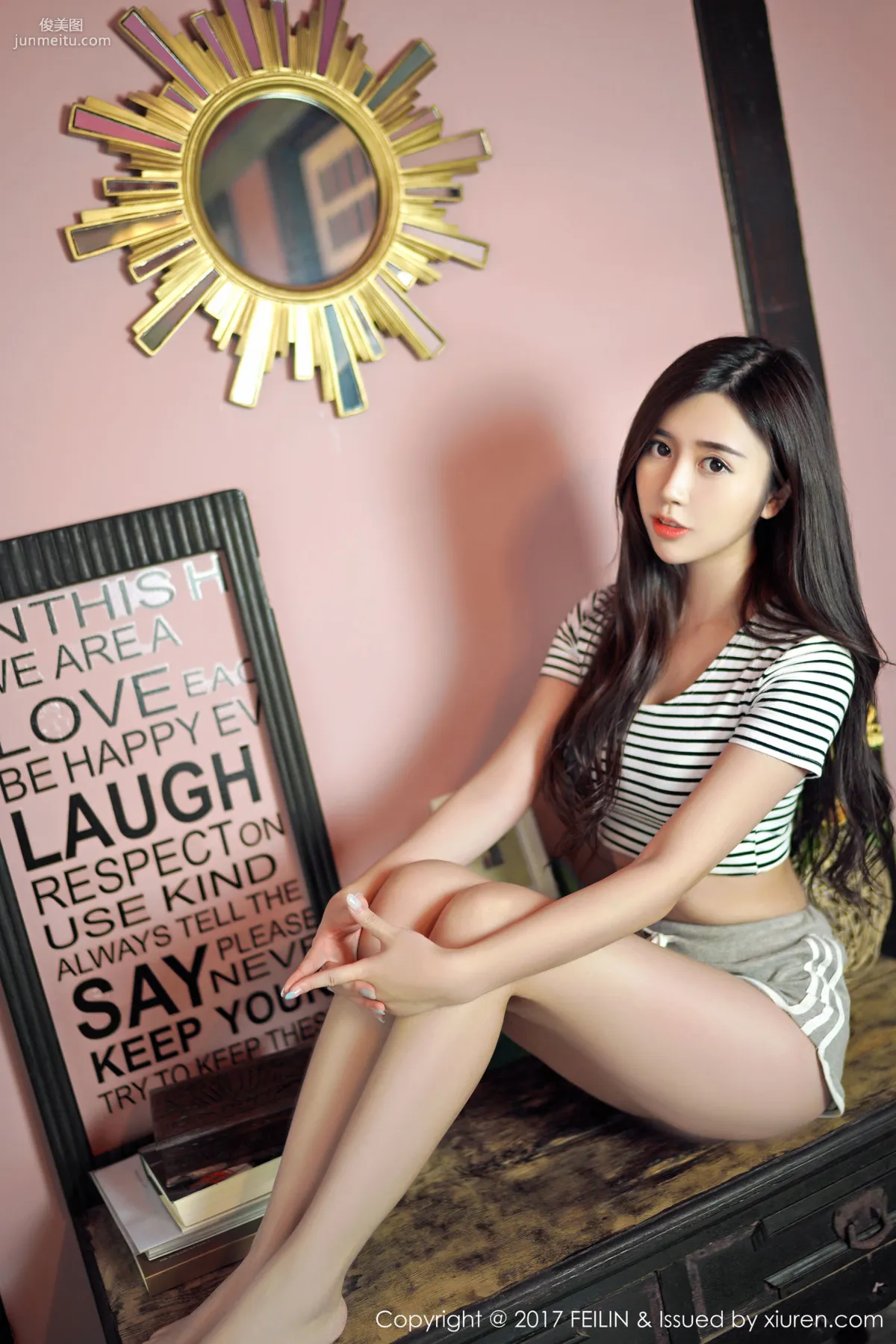 Fang Qiyan Ayaka《Pure as Ice and Jade, Fresh and Beautiful》 [FeiLin] VOL.074 Photo Set photo 31