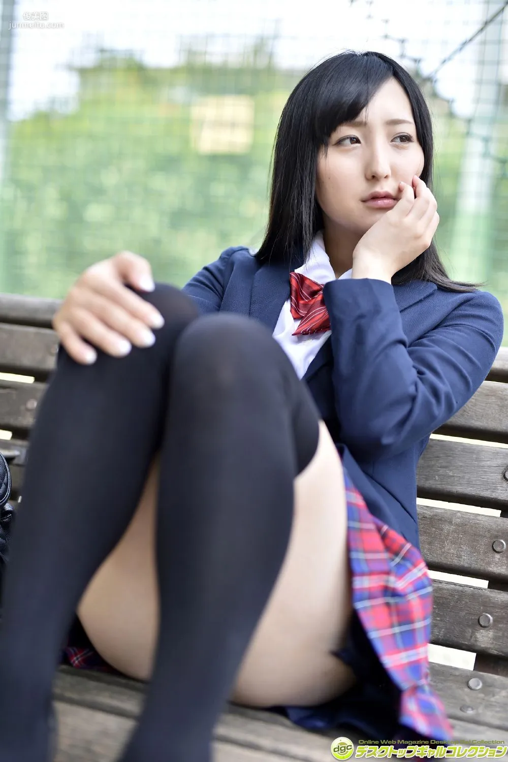 Satoko Hirano Long Black Hair and Translucent Beautiful Skin, an Orthodox Beautiful Girl! Photo Set [DGC] NO.1214 photo 7