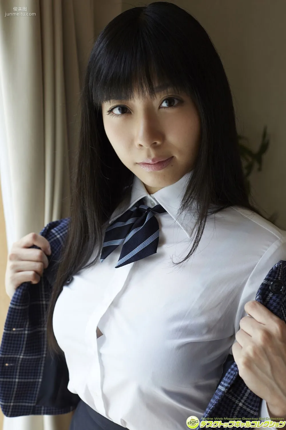 Mikuru Uchino, Neat-Type Beautiful Girl with Fleshy Glamorous Body! Photo Set [DGC] NO.1217 photo 6