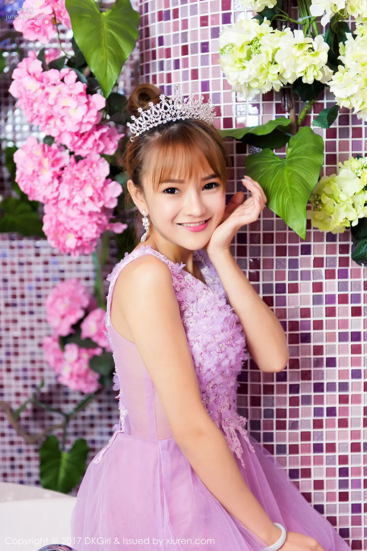 Cen Yuqiao, Mixed-Race Beauty, Baby Face and Big Bust [DKGirl] VOL.031 Photo Set photo 19