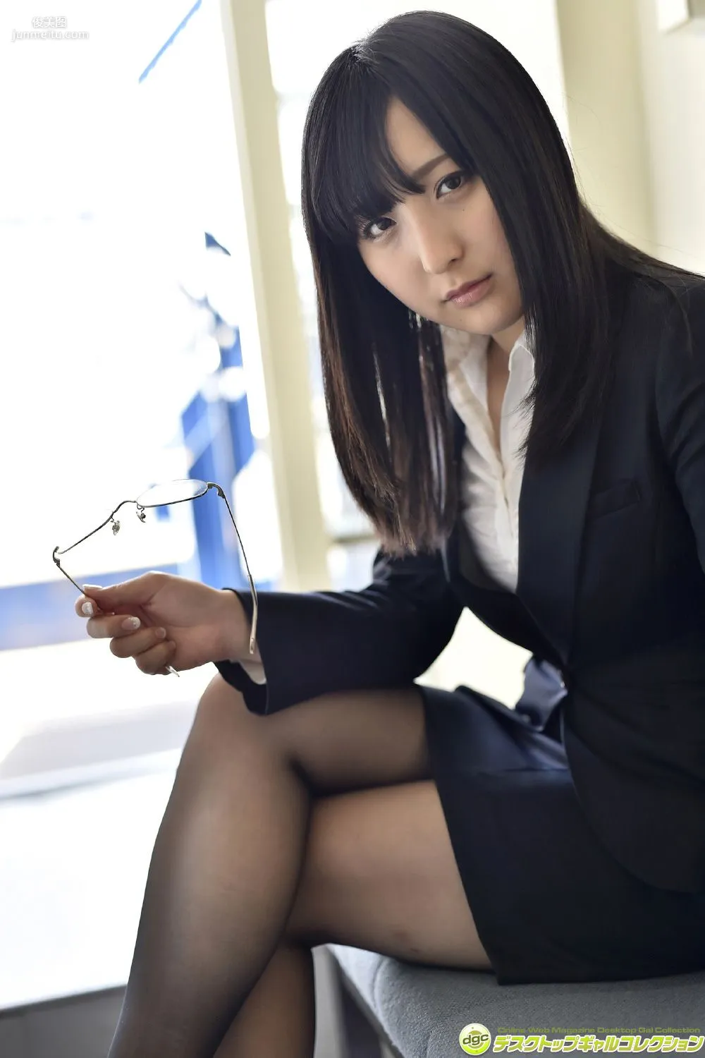 Satoko Hirano Long Black Hair and Translucent Beautiful Skin, an Orthodox Beautiful Girl! Photo Set [DGC] NO.1214 photo 75
