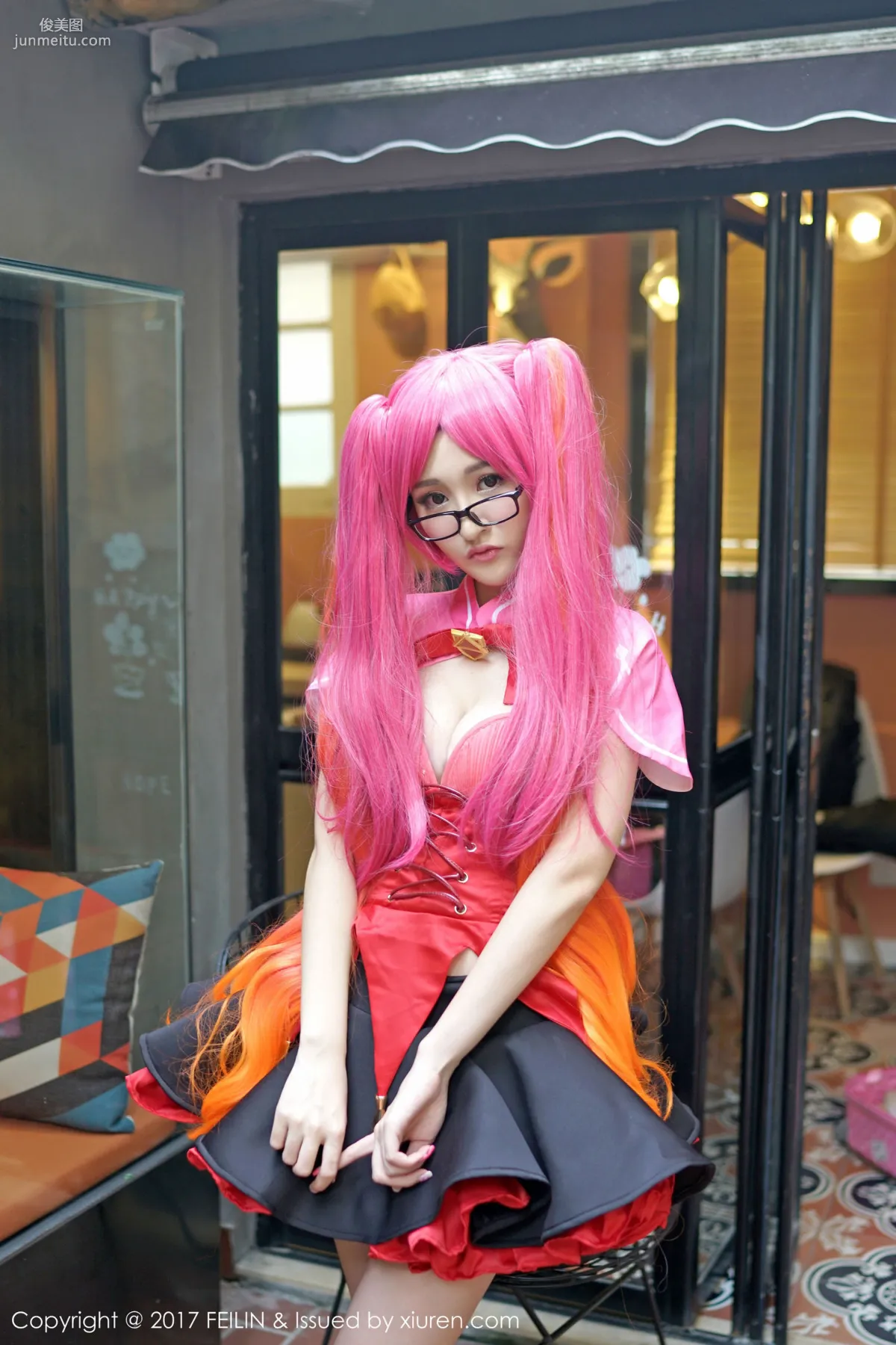 Shen Mengyao Mai Shiranui and Cat Ear Girl COS [FeiLin] VOL.094 Photo Set photo 22
