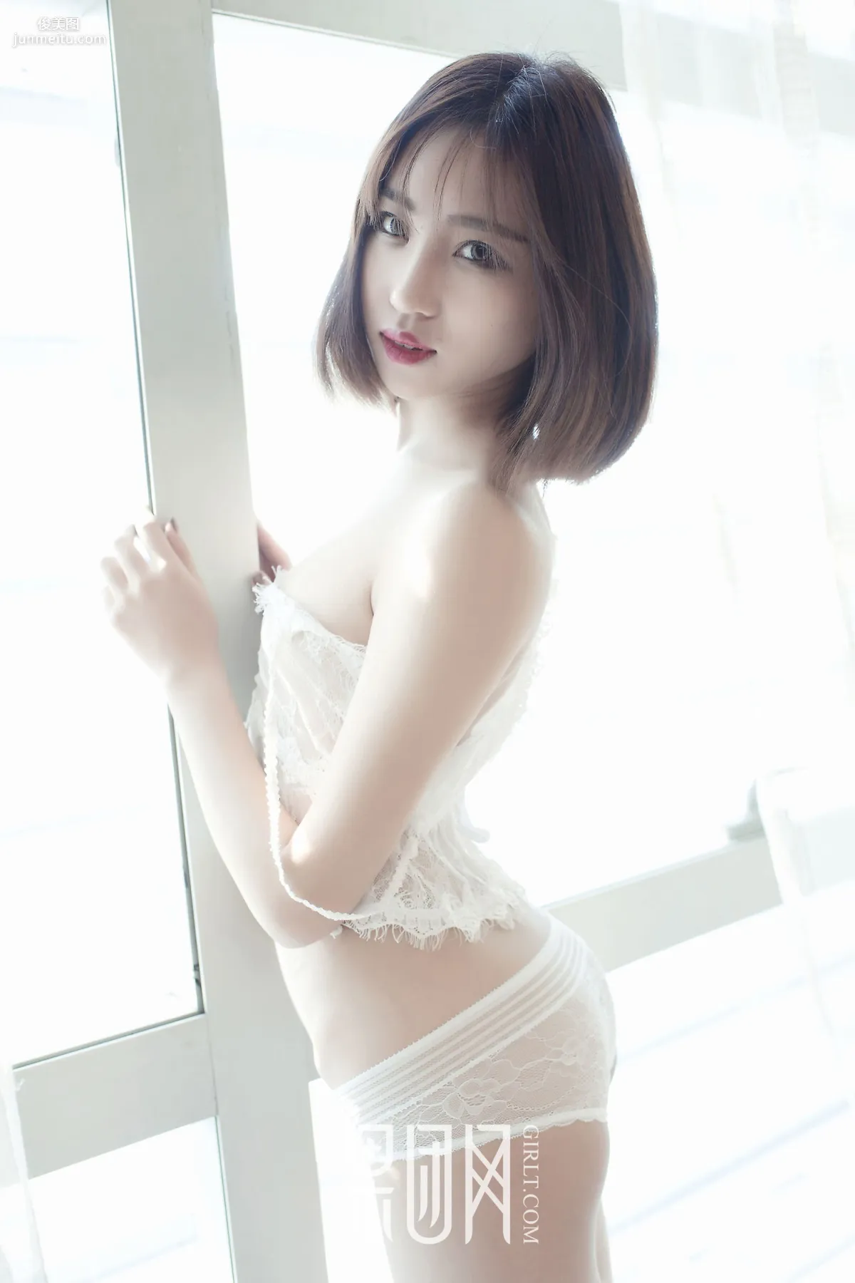 Yu Rui, Big Beauty, Leather Jacket and Stockings Temptation [Girlt] No.016 Photo Set photo 27