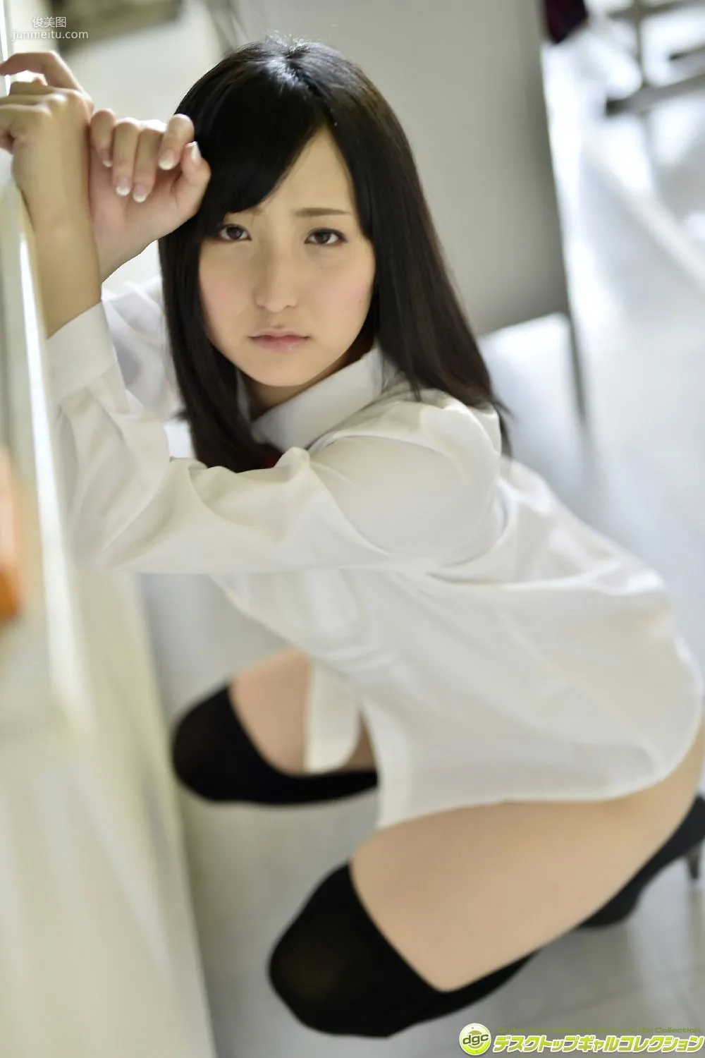 Satoko Hirano Long Black Hair and Translucent Beautiful Skin, an Orthodox Beautiful Girl! Photo Set [DGC] NO.1214 photo 19