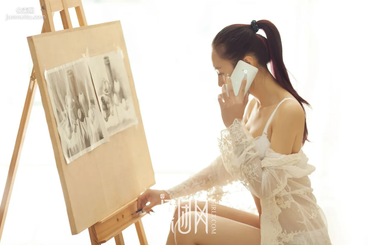 Beautiful Painter 'Fully Nude Body Art' [Girlt] No.033 Photo Set photo 13