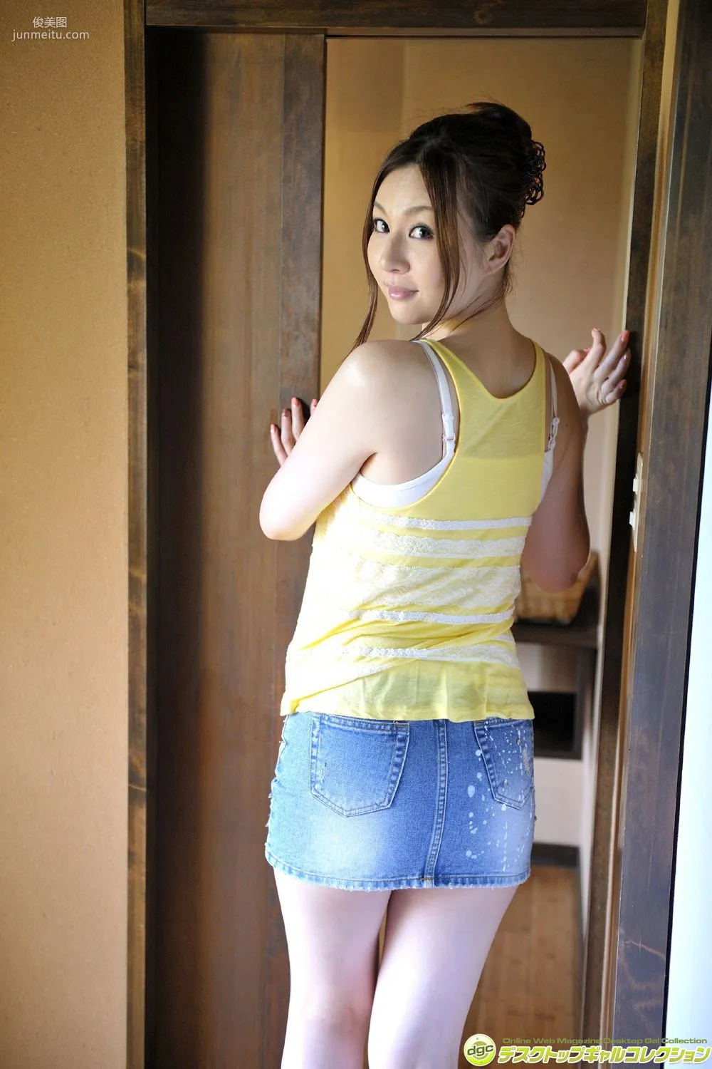 Yui Tatsumi, Tall, Beautiful Legs, Nice Body... Beautiful Race Queen!! Photo Set [DGC] NO.1213 photo 77