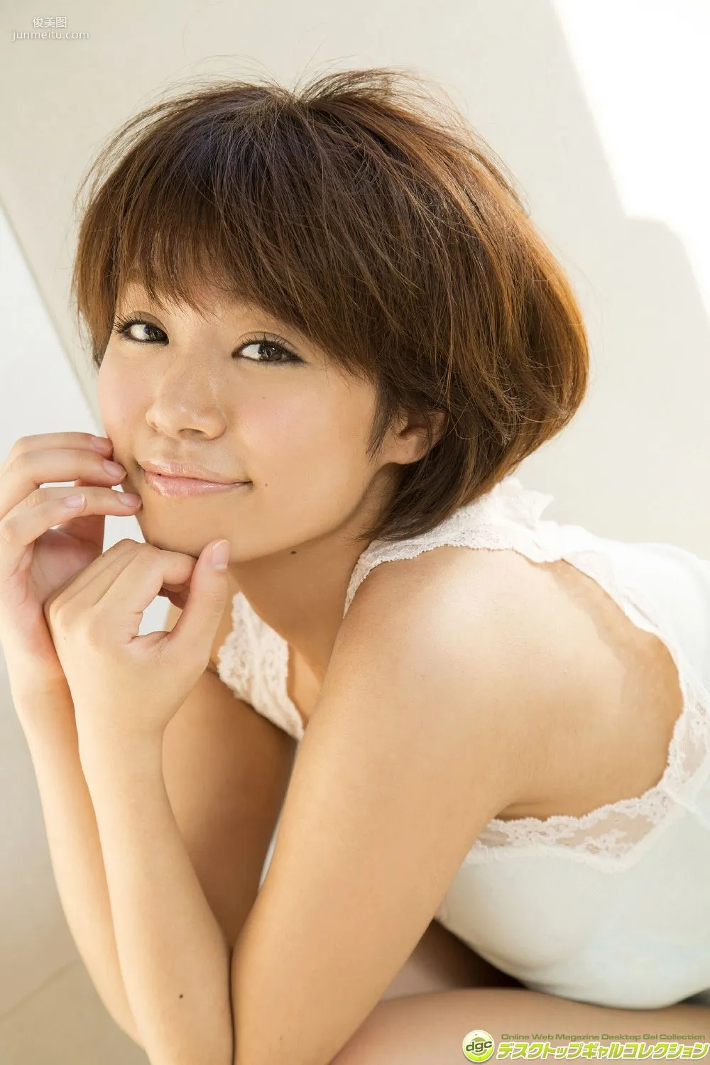 Nanoka Healing Type, Baby Face Gravure Idol with Fluffy I-Cup! Photo Set [DGC] NO.1222 photo 59