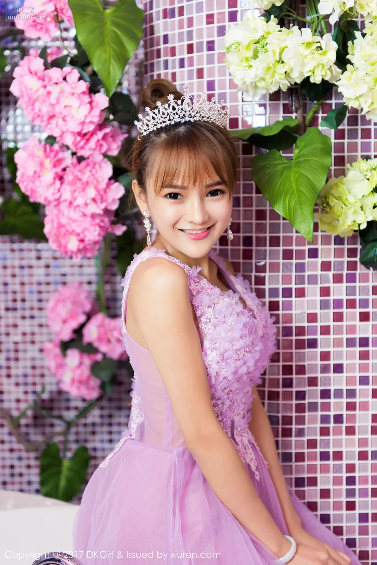 Cen Yuqiao, Mixed-Race Beauty, Baby Face and Big Bust [DKGirl] VOL.031 Photo Set photo 18