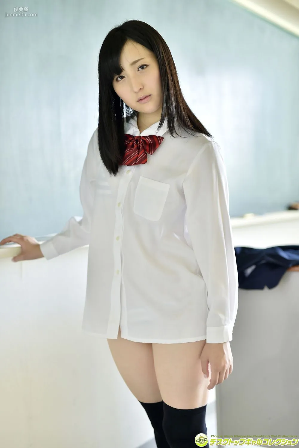 Satoko Hirano Long Black Hair and Translucent Beautiful Skin, an Orthodox Beautiful Girl! Photo Set [DGC] NO.1214 photo 17