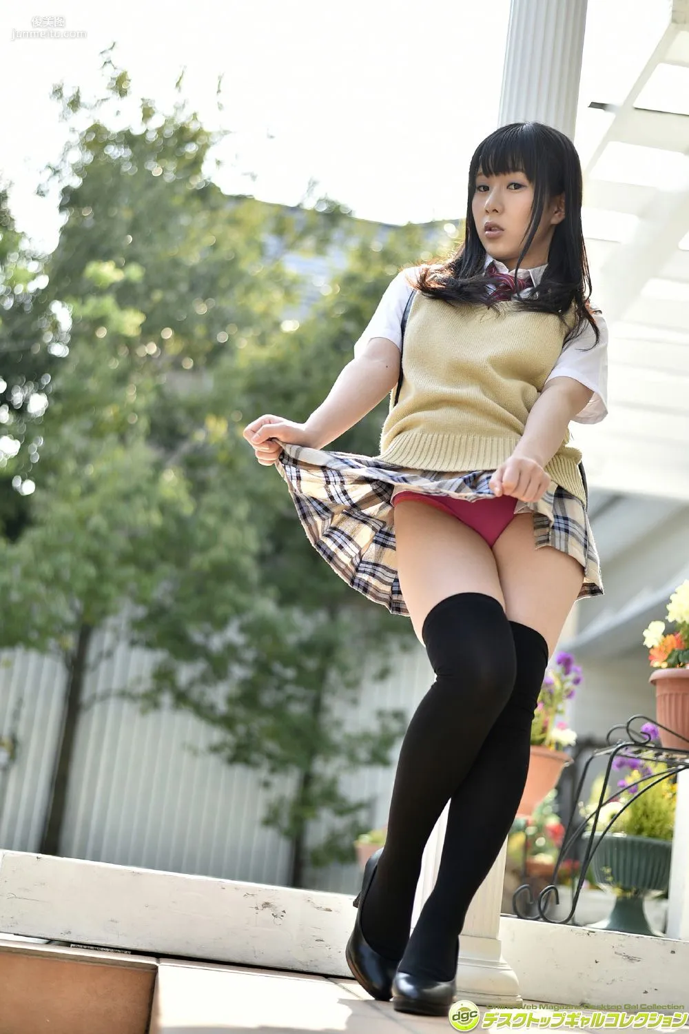 Runa Amemiya, H Cup Unbalanced with Petite Height!! Photo Set [DGC] NO.1202 photo 31