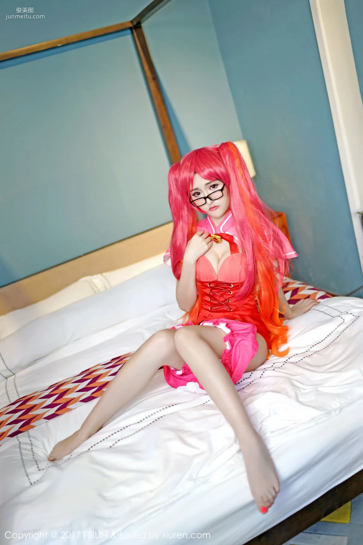 Shen Mengyao Mai Shiranui and Cat Ear Girl COS [FeiLin] VOL.094 Photo Set photo 16