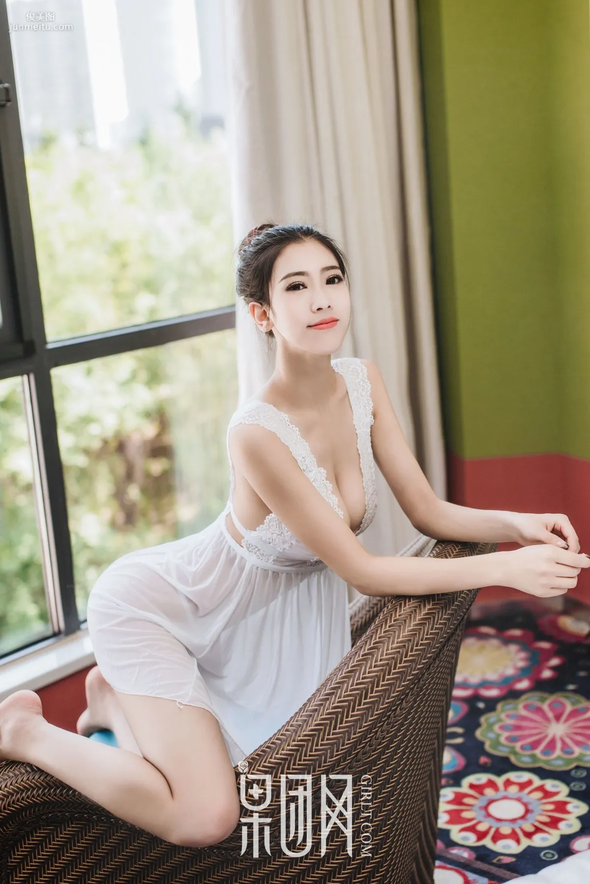 Tong Linger, Long-Legged Young Model with 34D Breasts [Girlt] No.040 Photo Set photo 5
