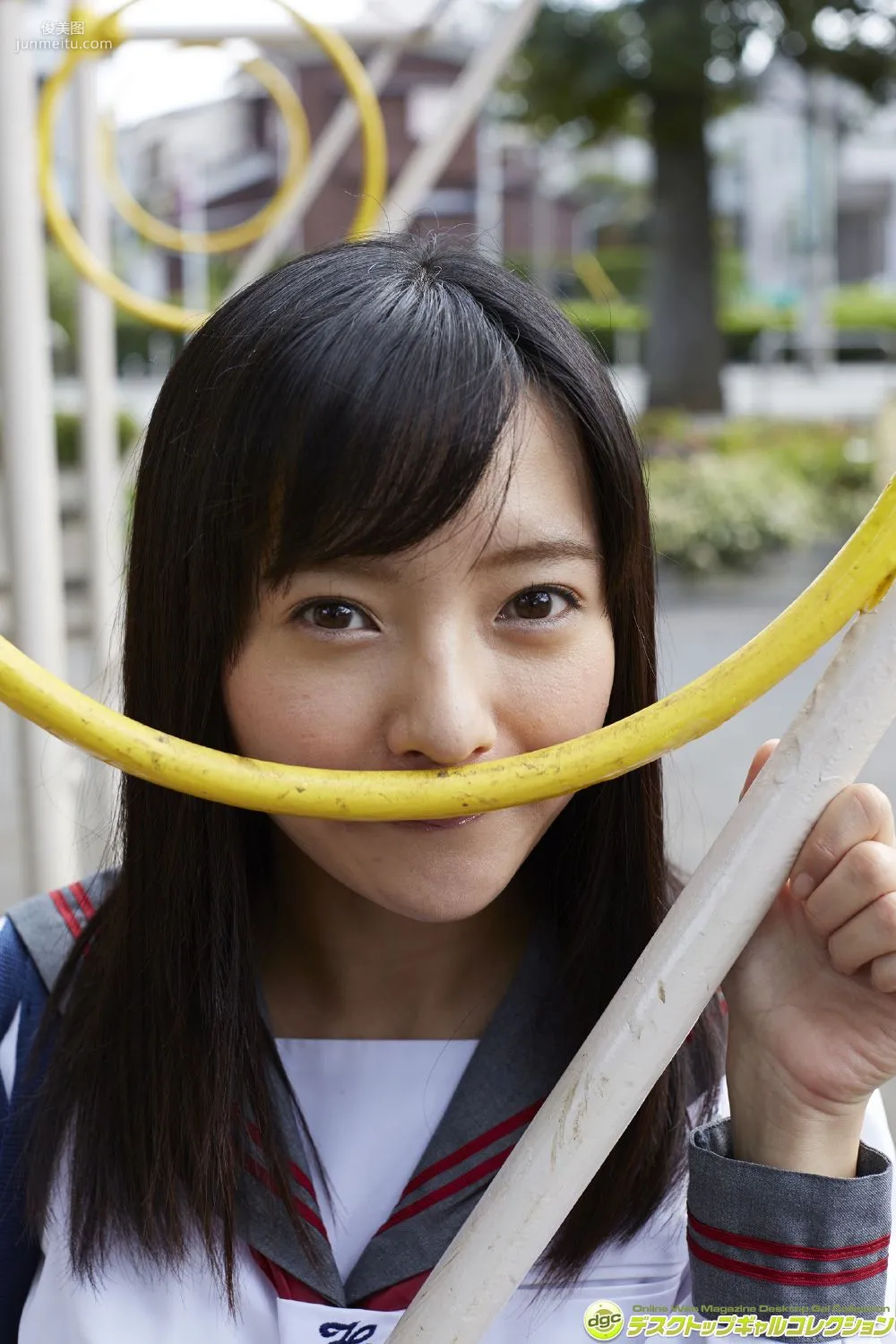 Ayana Nishinaga, Popular Loli Beautiful Girl Returns in School Uniform Project! Photo Set [DGC] NO.1232 photo 2