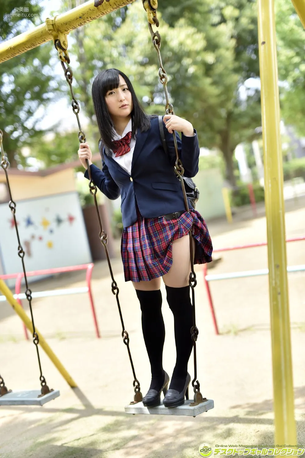 Satoko Hirano Long Black Hair and Translucent Beautiful Skin, an Orthodox Beautiful Girl! Photo Set [DGC] NO.1214 photo 9